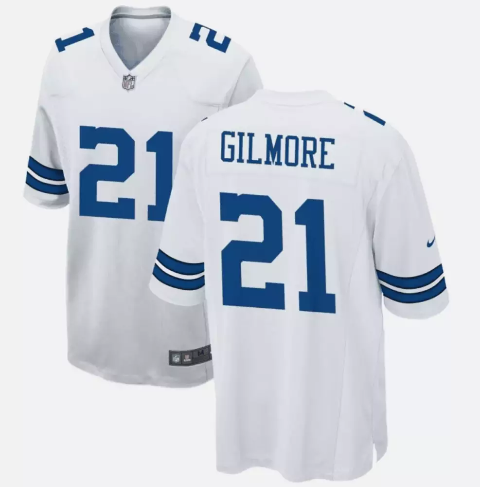 Stephon Gilmore Dallas Cowboys Jersey | White Colorway | For Men, Women & Youth