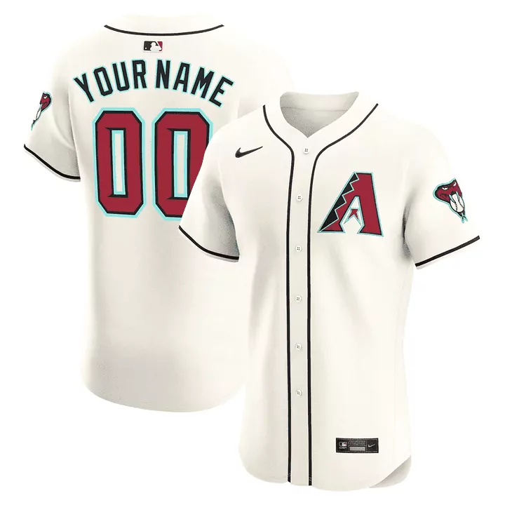 White Youth Arizona Diamondbacks 2024 Flex Base Custom Jersey | All Stitched | Replica Fan Gear for Youth