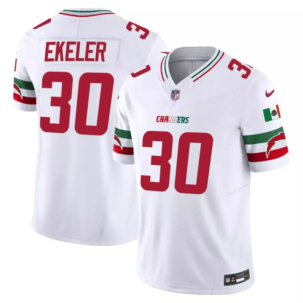Austin Ekeler Los Angeles Chargers Youth Jersey | White Stitched Mexico Style | Replica Fan Gear | For Men, Women & Youth