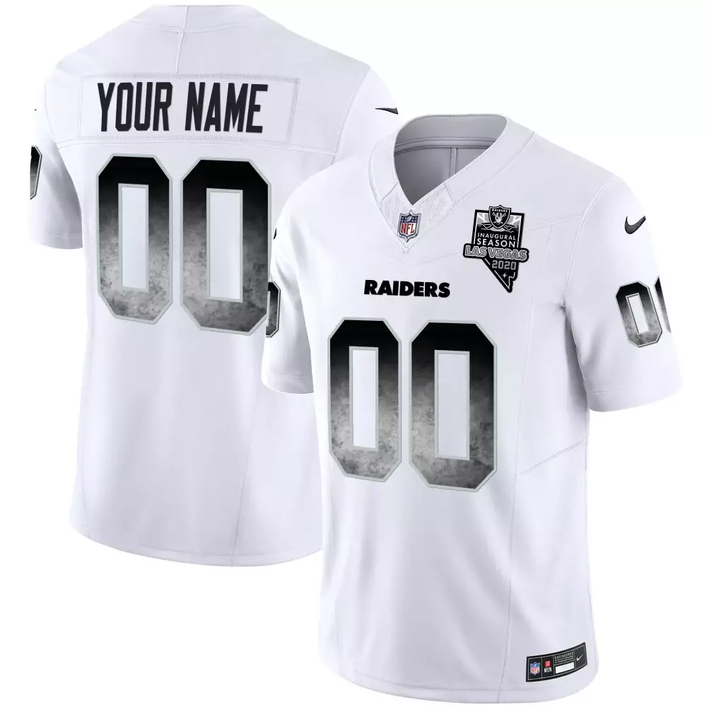 Las Vegas Raiders Arch Smoke Vapor Custom Jersey | All Stitched Design | Fan Gear for Men, Women & Youth