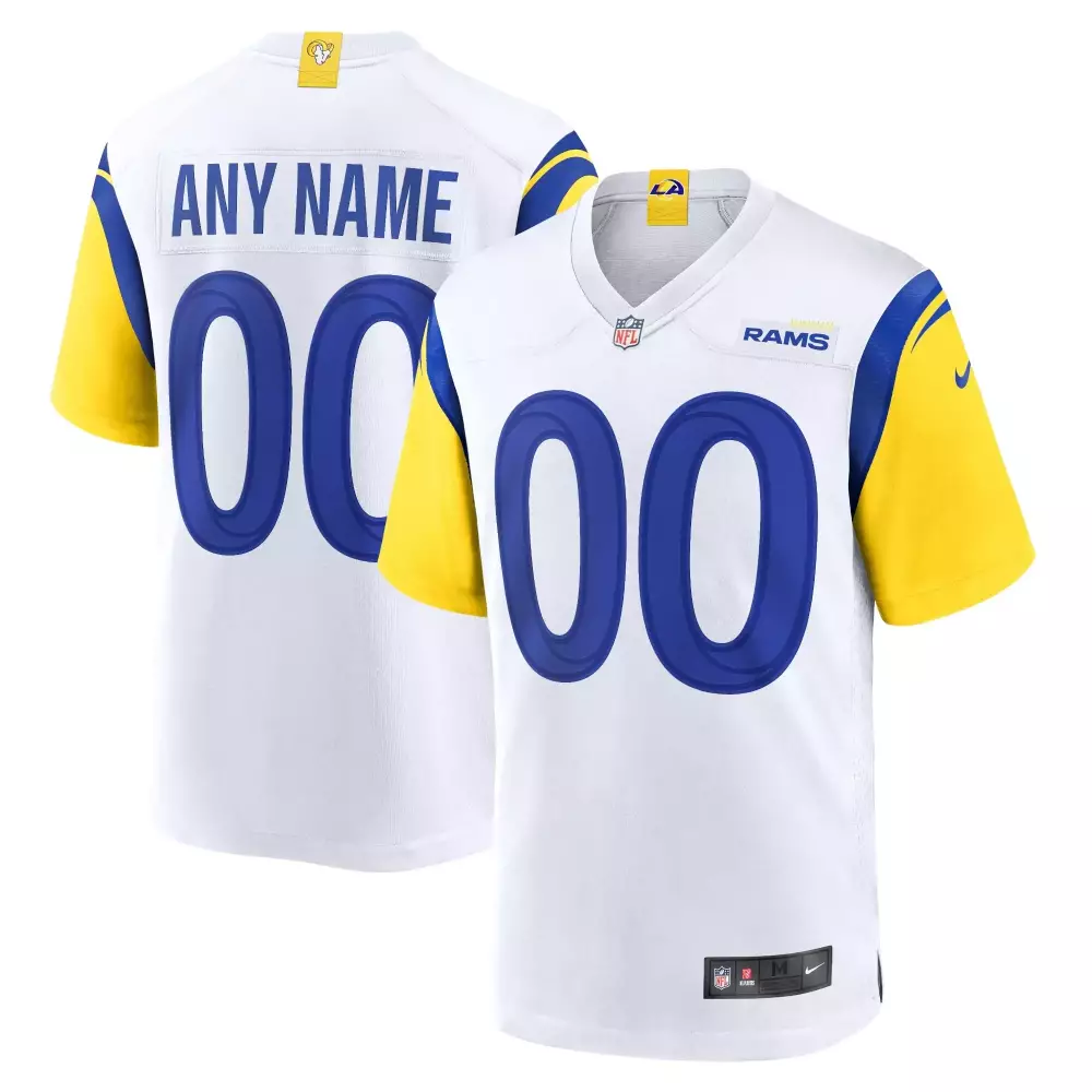 Los Angeles Rams Custom Game Jersey | All Stitched for Youth | Authentic Fan Gear | For Men, Women & Youth