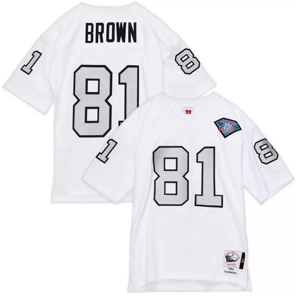 Tim Brown Throwback 1994 Jersey | Las Vegas Raiders Classic Style | For Men, Women & Youth