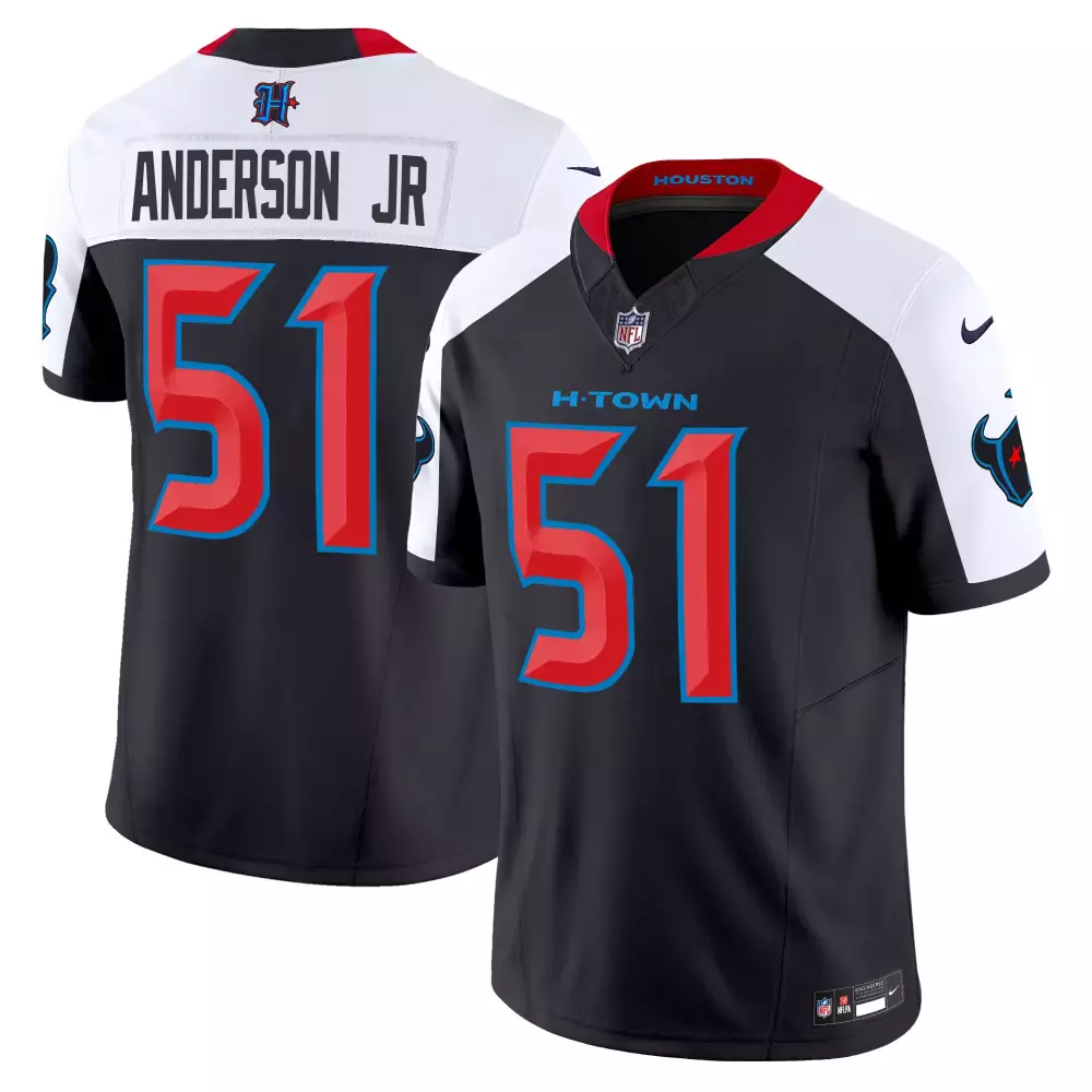 Will Anderson Jr. Houston Texans 2024 Navy Alternate Vapor Limited Jersey | Stitched Fan Gear | For Men, Women & Youth
