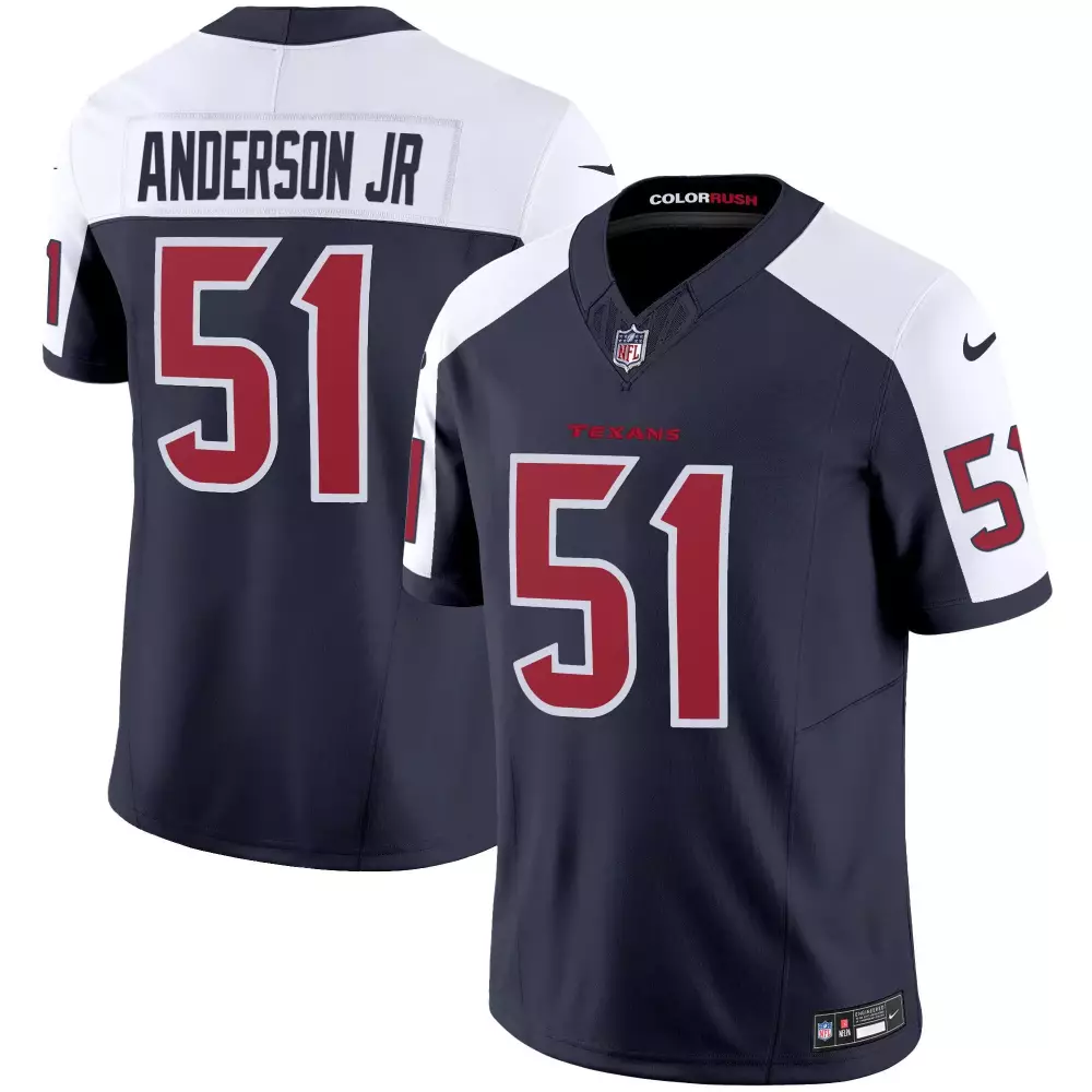 Will Anderson Jr. Houston Texans Navy Alternate Color Rush Legend Vapor Jersey | Stitched Fan Gear | For Men, Women & Youth