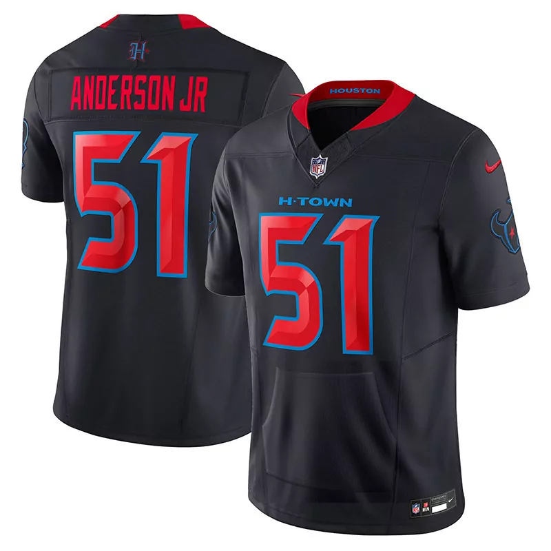 Will Anderson Jr. Houston Texans 2024 Navy Vapor Hand Warmer Jersey | Stitched Limited Edition | For Men, Women & Youth