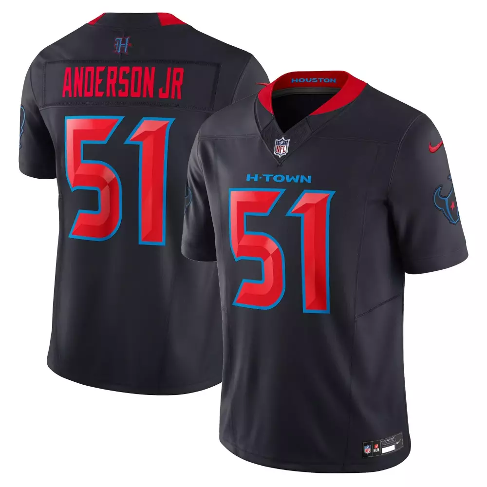 Will Anderson Jr. Houston Texans 2024 Navy Vapor Limited Jersey V2 | Stitched Fan Gear | For Men, Women & Youth