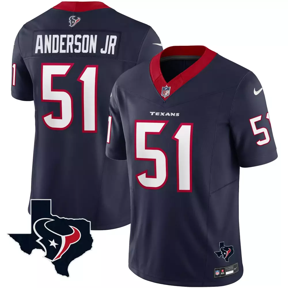 Will Anderson Jr. Houston Texans 2024 Navy Vapor Limited Jersey | Stitched Fan Gear | For Men, Women & Youth