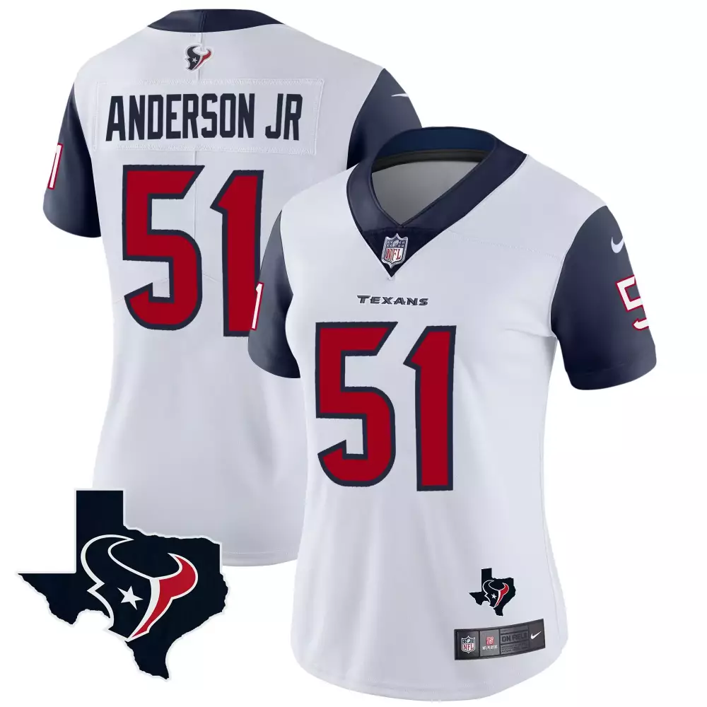 Will Anderson Jr. Houston Texans Navy Vapor Limited Women's Jersey | Stitched Fan Gear | For Women & Youth