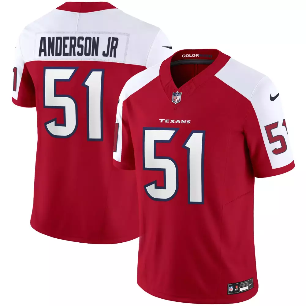 Will Anderson Jr. Houston Texans Color Rush Legend Red Alternate Men's Jersey | Stitched Vapor Fan Gear | For Men, Women & Youth