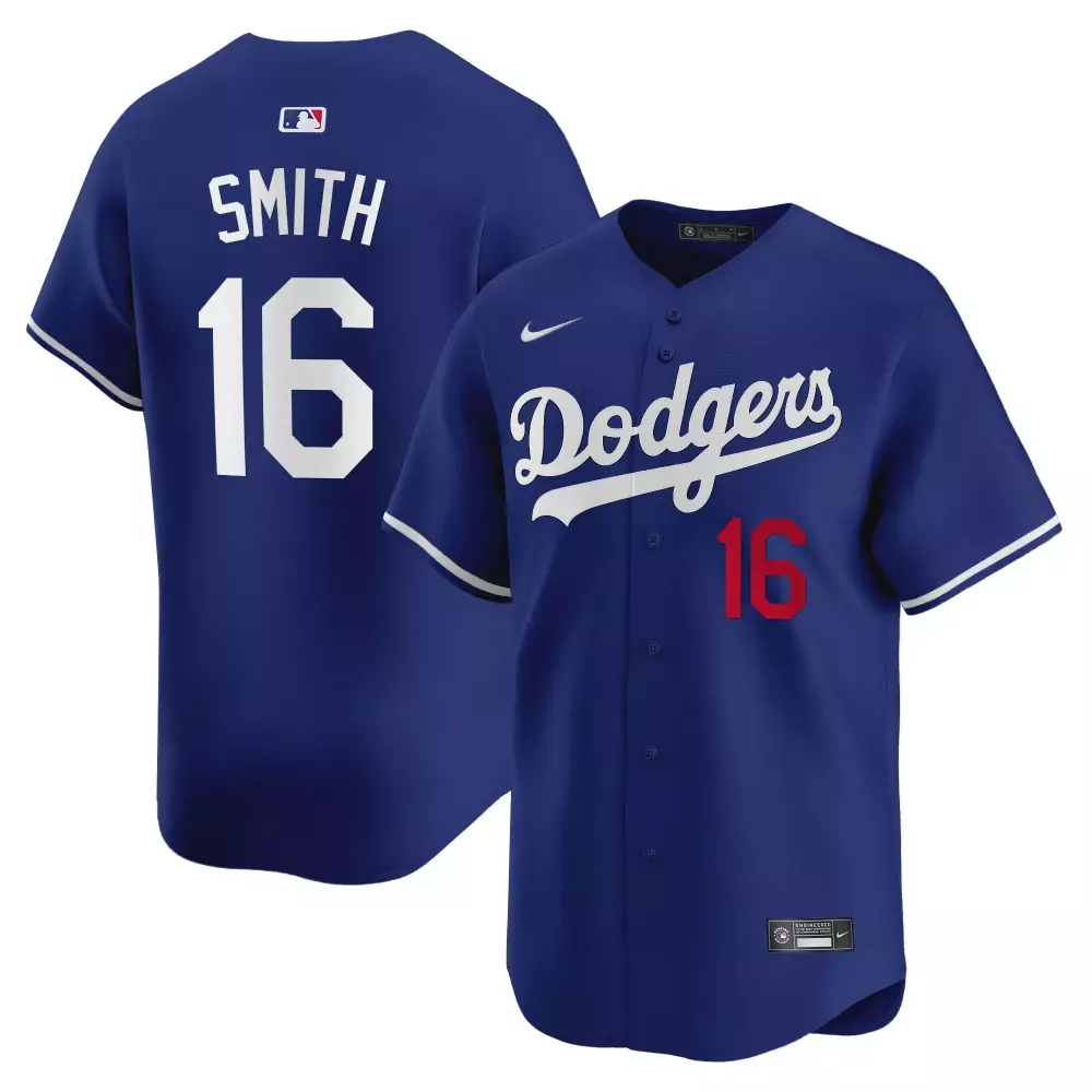 Will Smith Dodgers Vapor Premier Limited Jersey | Royal Stitched Design | Fan Gear for Game Day | For Men, Women & Youth