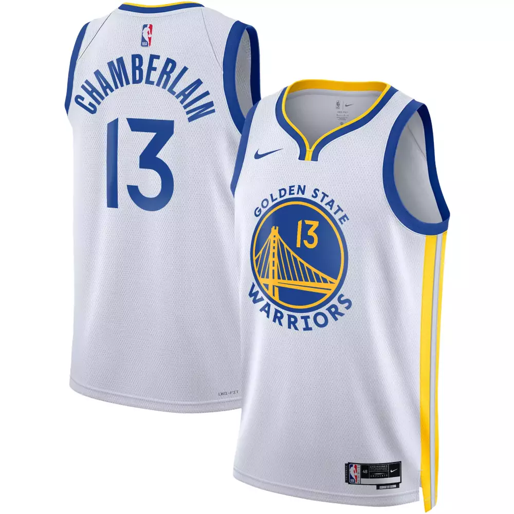Wilt Chamberlain Association Men's Golden State Warriors 2025 Swingman Jersey | All Stitched Fan Gear | For Men, Women & Youth