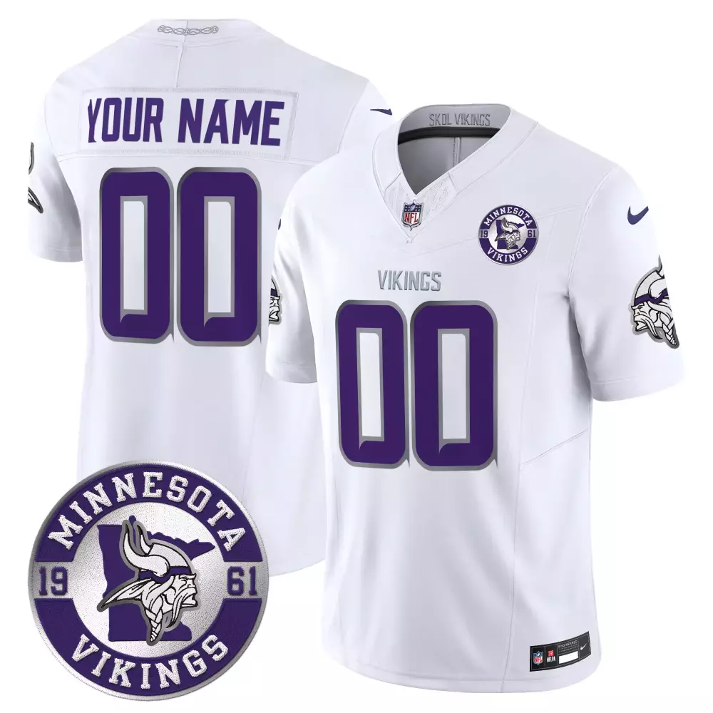 Winter Warrior Minnesota Vikings 2024 Vapor Limited Custom Jersey V2 | Stitched Fan Gear | For Men, Women & Youth