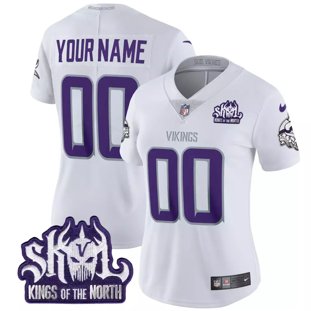 Minnesota Vikings Women's Kings of the North Vapor Limited Jersey | Custom Stitched | Ideal Fan Gear | For Men, Women & Youth