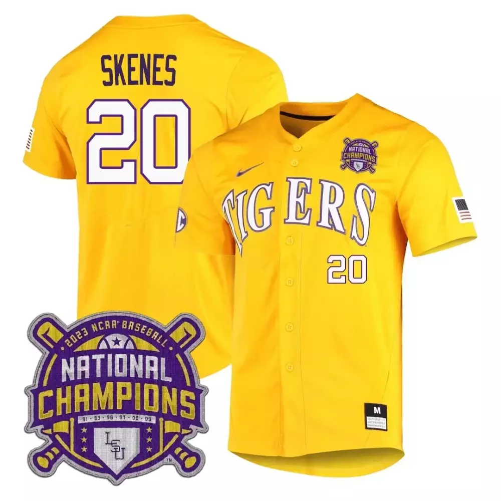 Youth White LSU Tigers College Baseball World Series Custom Jersey | Stitched Fan Gear | For Men, Women & Youth