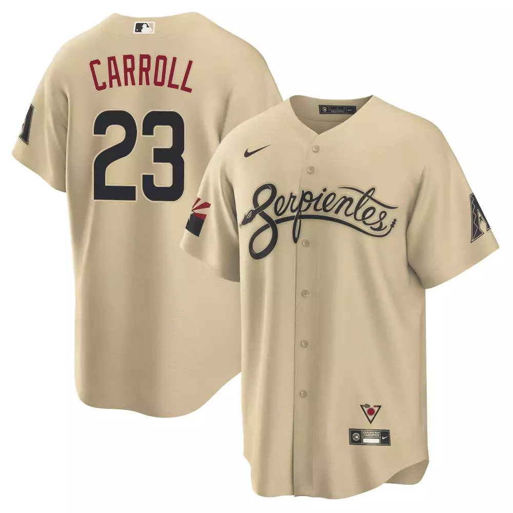 Zac Gallen 2024 Arizona Diamondbacks Cream Serpientes Jersey | Stitched Fan Gear | For Men, Women & Youth