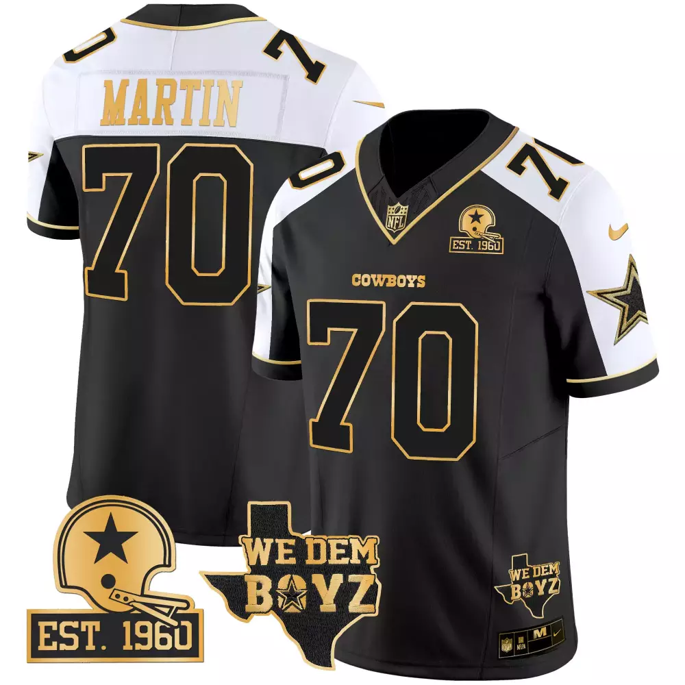 Zack Martin Dallas Cowboys Vapor Limited Jersey | Men's Alternate Stitched with We Dem Boyz Patch V2 | Fan Gear for Men, Women & Youth