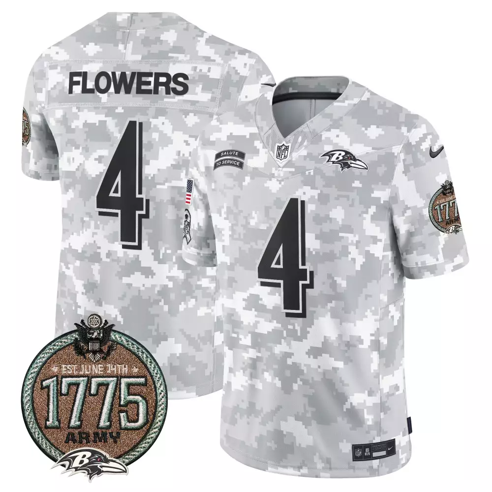 Zay Flowers Baltimore Ravens Nike Alternate Game Jersey | Men's Black Stitched Fan Gear | For Men, Women & Youth