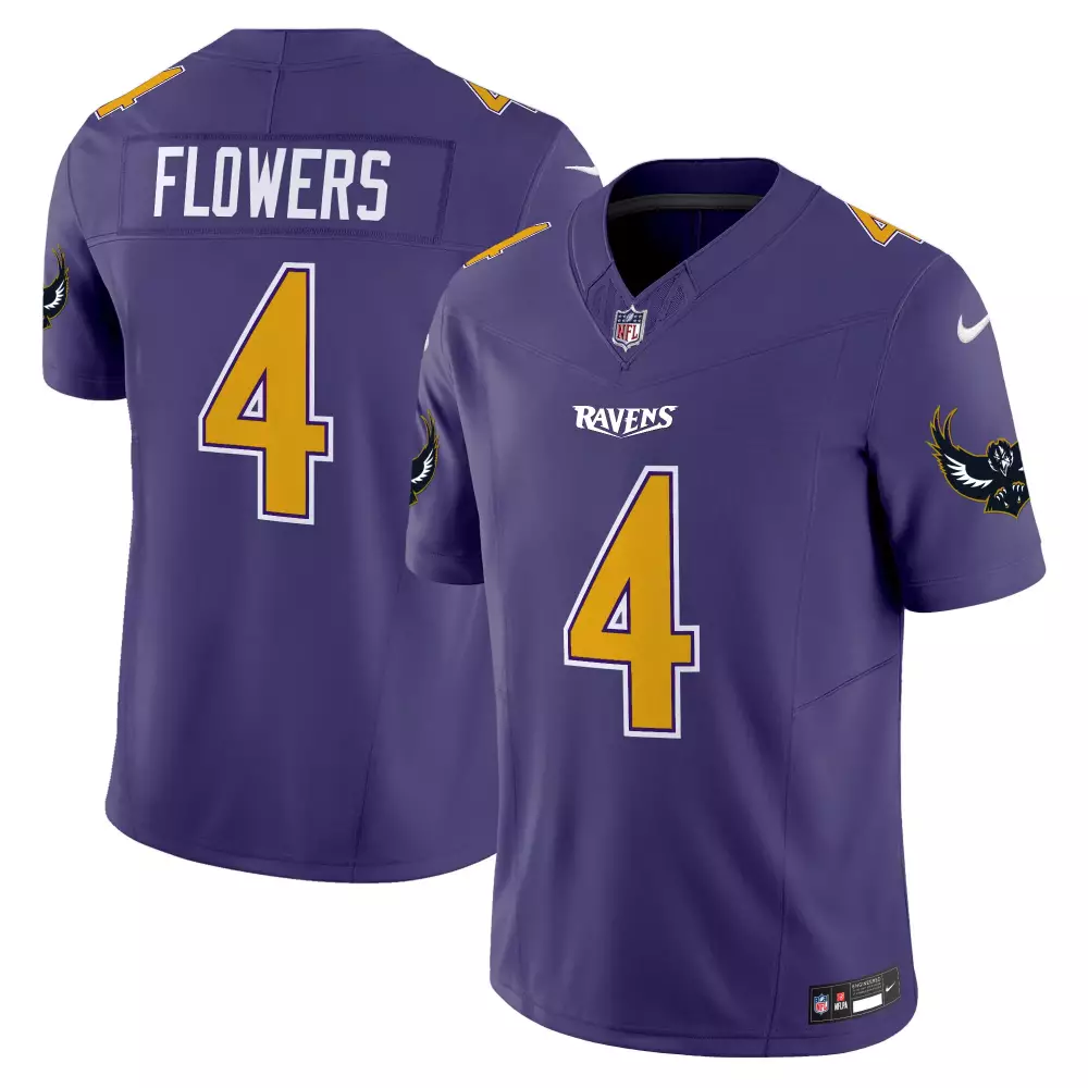 Zay Flowers Baltimore Ravens Special Vapor Limited Jersey V2 | Stitched Edition | Fan Gear | For Men, Women & Youth