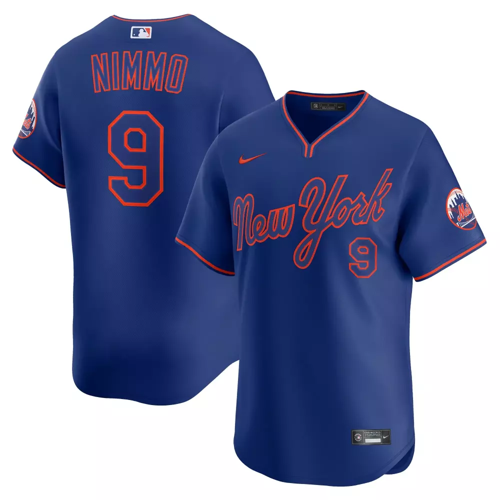 brandon nimmo new york mets nike alternate limited player jersey royal