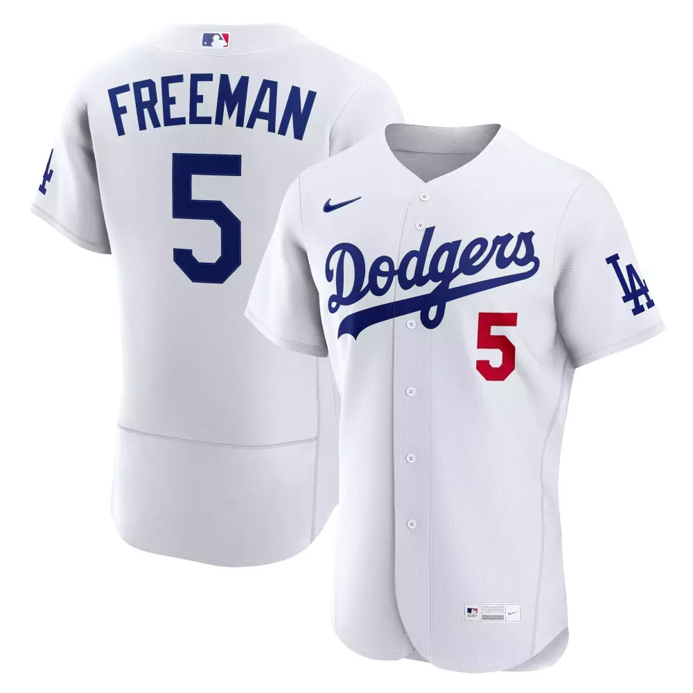 freddie freeman los angeles dodgers nike home authentic jersey white