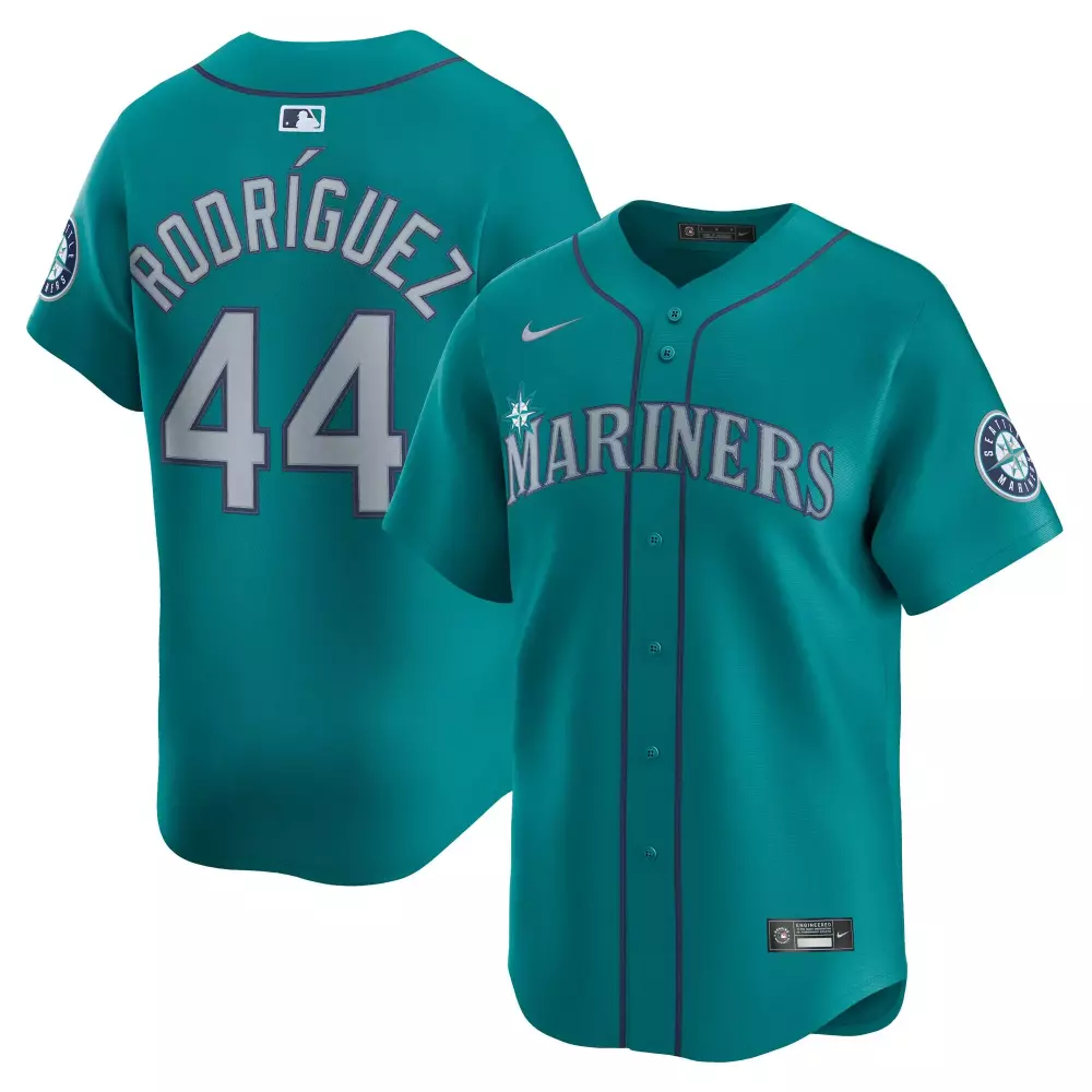 julio rodr guez seattle mariners nike alternate limited player jersey teal