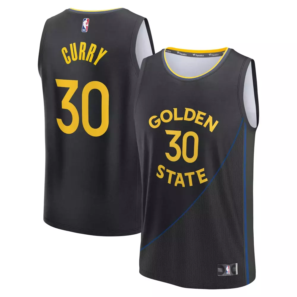 stephen curry golden state warriors fanatics fast break replica player jersey statement edition black