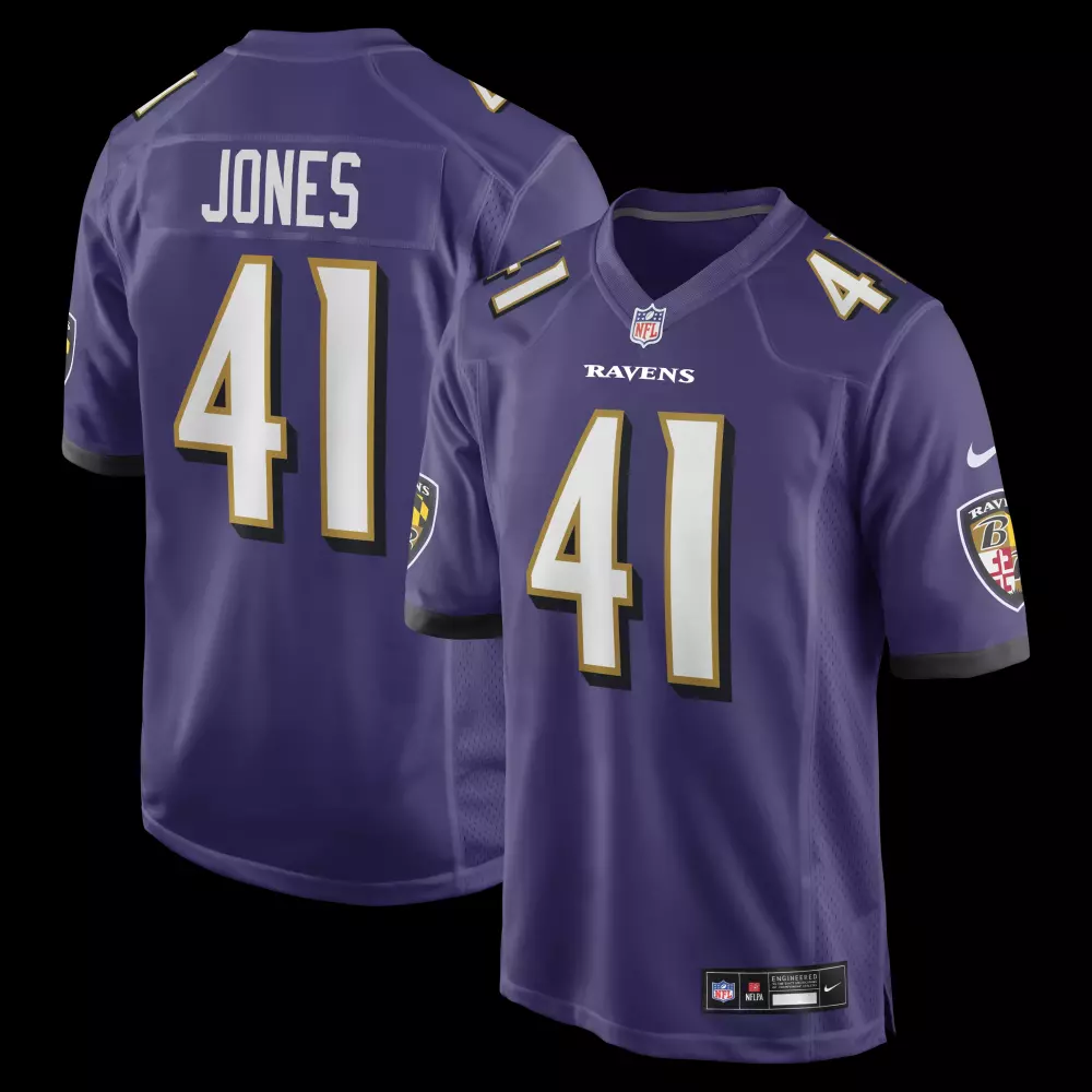 dre mont jones baltimore ravens nike team game jersey purple