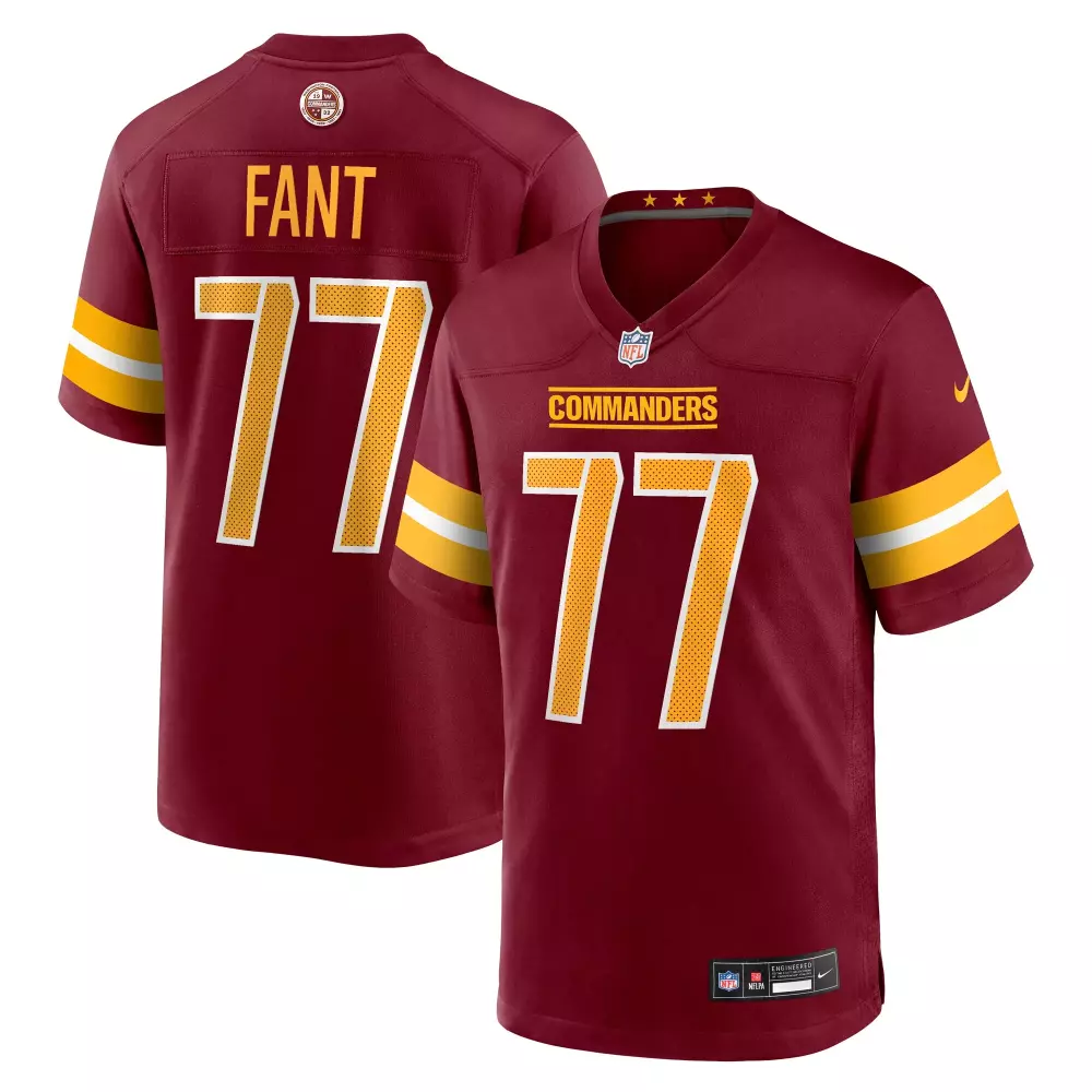 george fant washington commanders nike team game jersey burgundy