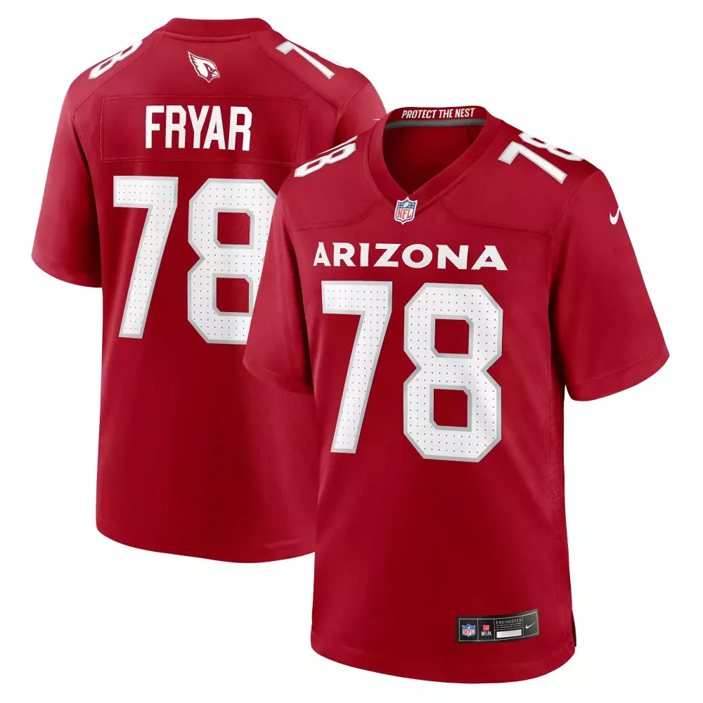 josh fryar arizona cardinals nike team game jersey cardinal