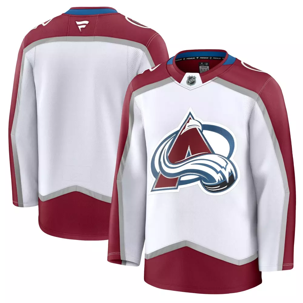 colorado avalanche fanatics away premium jersey white